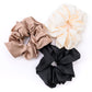 Jumbo Silk Scrunchies Set of Three
