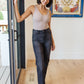 Eleanor High Rise Classic Straight Jeans in Washed Black