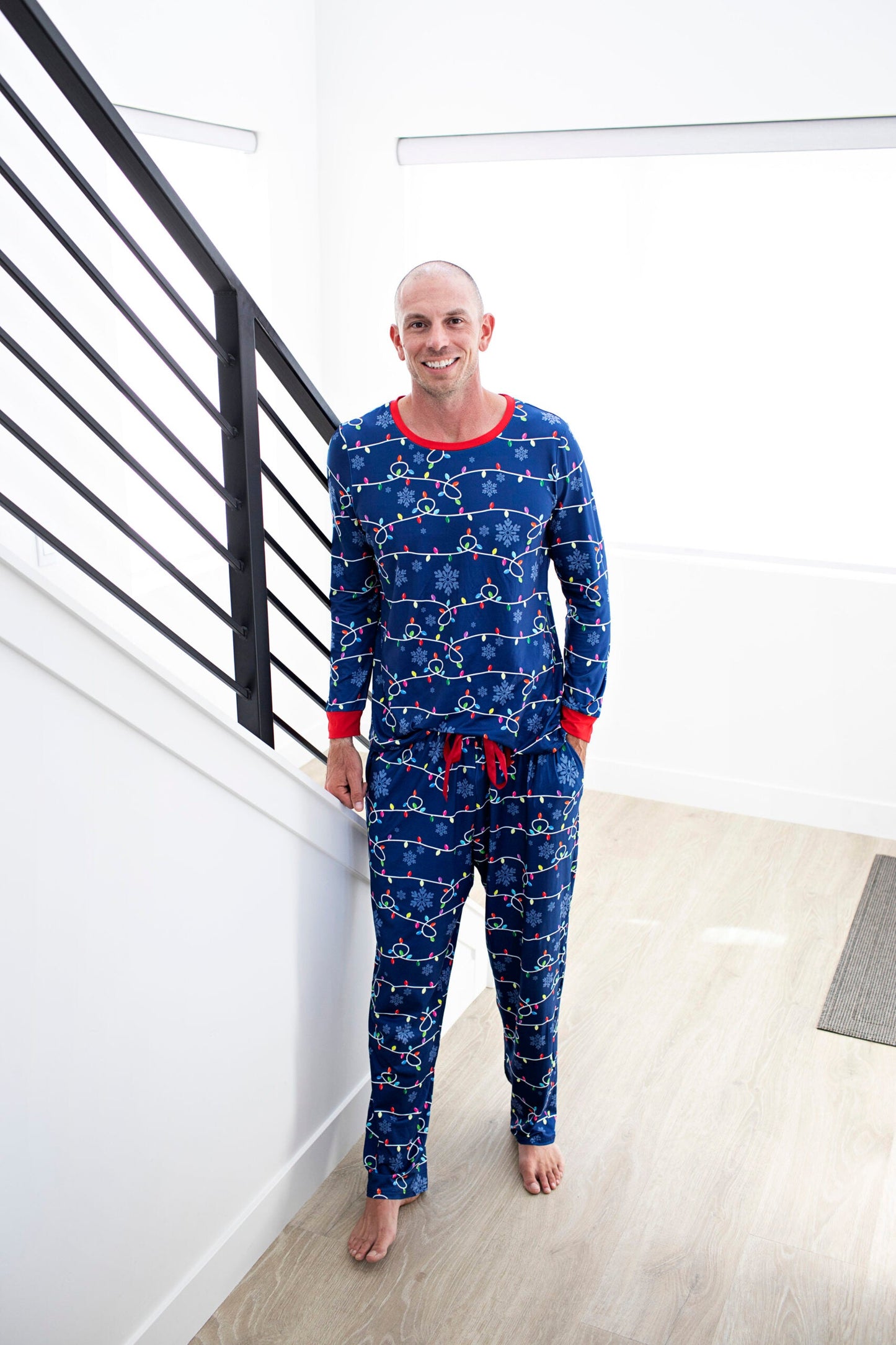PREORDER: Matching Family Christmas Pajamas In Christmas Lights