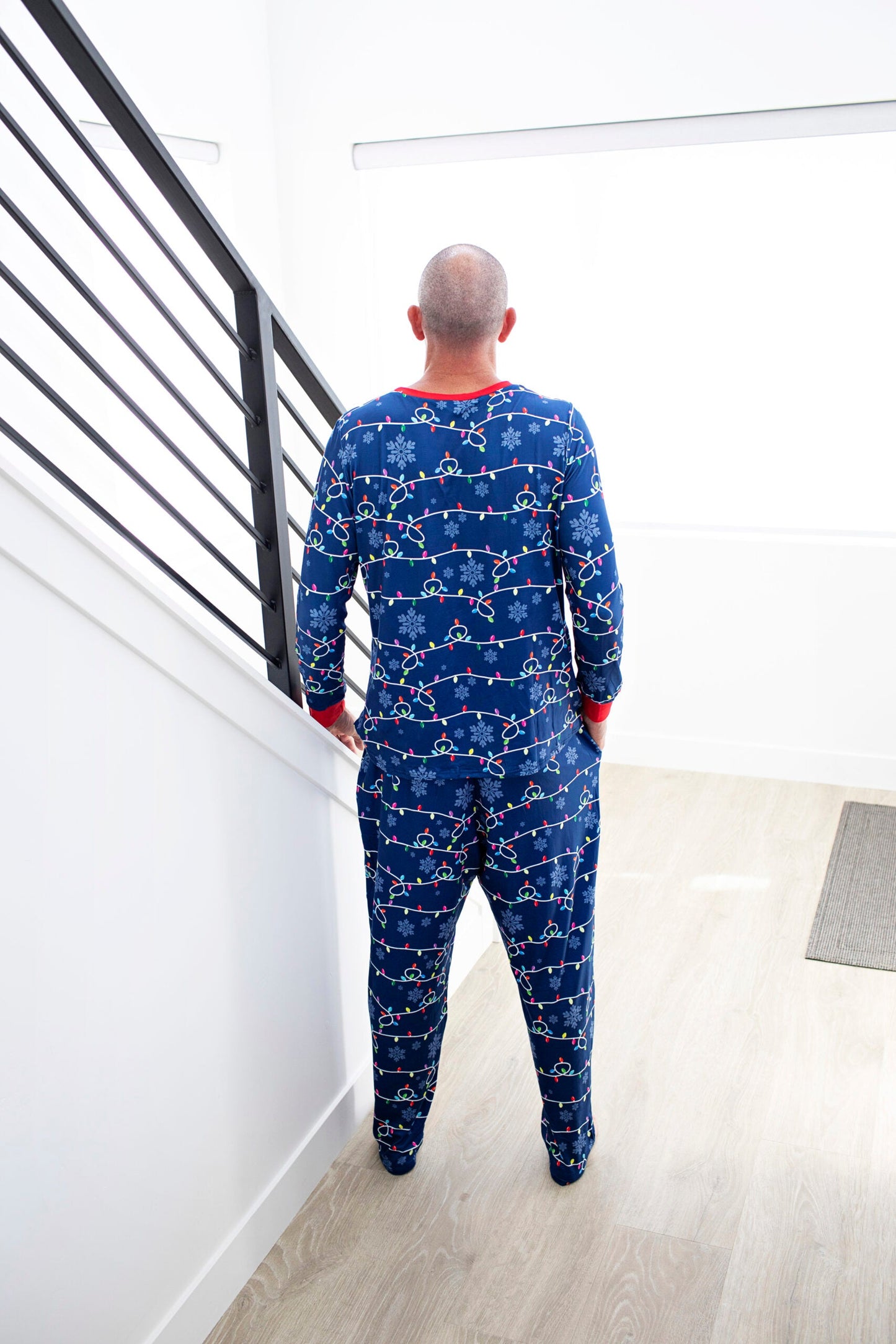 PREORDER: Matching Family Christmas Pajamas In Christmas Lights