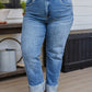 Jones High Rise Cuffed Straight Jeans