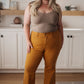 Melinda High Rise Control Top Flare Jeans in Marigold