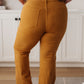 Melinda High Rise Control Top Flare Jeans in Marigold