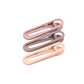 Oval Hair Clips Set of Three In Shades of Brown
