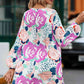Floral V-Neck Long Sleeve Dress