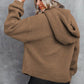 Sherpa Dropped Shoulder Long Sleeve Hoodie