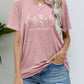 Graphic Round Neck Short Sleeve Tee