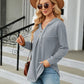 Long Sleeve Hooded Blouse