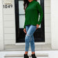 Mock Neck Long Sleeve Sweater