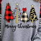MERRY CHRISTMAS  Graphic Round Neck Long Sleeve T-Shirt