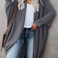 Open Front Long Sleeve Cardigan