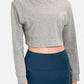 Long Sleeve Cropped Sports Hoodie