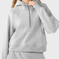 Half-Zip Long Sleeve Sports Hoodie