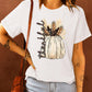 Graphic Round Neck Short Sleeve T-Shirt