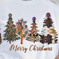 Christmas Tree Graphic Short Sleeve T-Shirt