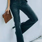 Button Fly Long Jeans