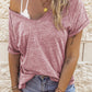 Heathered Raglan Sleeve Tee