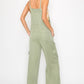 RISEN Wide Leg Tencel Overalls