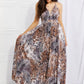 Sweet Generis Full Size Piecing It Together Printed Sleeveless Dress