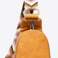 Adjustable Strap PU Leather Sling Bag