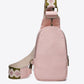 Adjustable Strap PU Leather Sling Bag