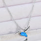 Opal Bird 925 Sterling Silver Necklace
