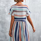 Striped Round Neck Dress