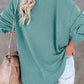 Buttoned Drop Shoulder Top