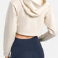 Long Sleeve Cropped Sports Hoodie