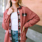 Plaid Button Down Collared Jacket