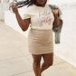 Simply Love Full Size Letter Graphic Short Sleeve T-Shirt