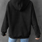 Full Size Graphic Drawstring Hoodie