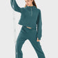 Half-Zip Long Sleeve Sports Hoodie
