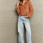Zip-Up Collared Teddy Jacket