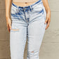 BAYEAS Mid Rise Acid Wash Skinny Jeans