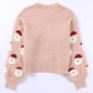 Santa Round Neck Long Sleeve Sweater