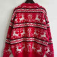 Christmas Element Dropped Shoulder  Sweater