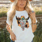 Animal Graphic Round Neck Tee