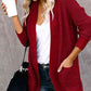 Open Front Long Sleeve Cardigan
