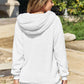 Zip Up Drawstring Hooded Jacket
