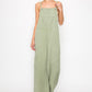 RISEN Wide Leg Tencel Overalls