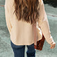 Pocketed Button Up Dropped Shoulder Jacket