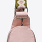 Adjustable Strap PU Leather Sling Bag