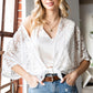 Open Front Half Sleeve Lace Cardigan