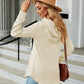 Long Sleeve Hooded Blouse