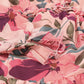 Floral Frill Trim Flounce Sleeve Plunge Maxi Dress