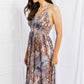 Sweet Generis Full Size Piecing It Together Printed Sleeveless Dress