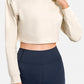 Long Sleeve Cropped Sports Hoodie