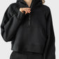 Half-Zip Long Sleeve Sports Hoodie