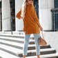 Button Up Long Sleeve Blazer with Pocket